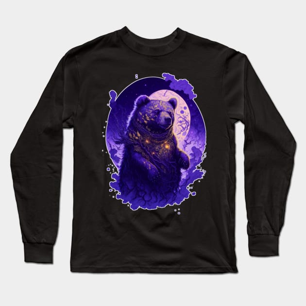 Magical bear Long Sleeve T-Shirt by sukhendu.12